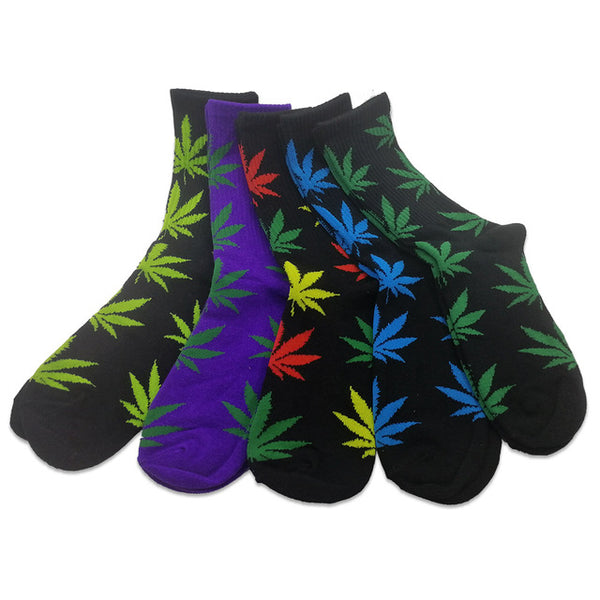 Unisex Weed Socks Set (5 Pairs)