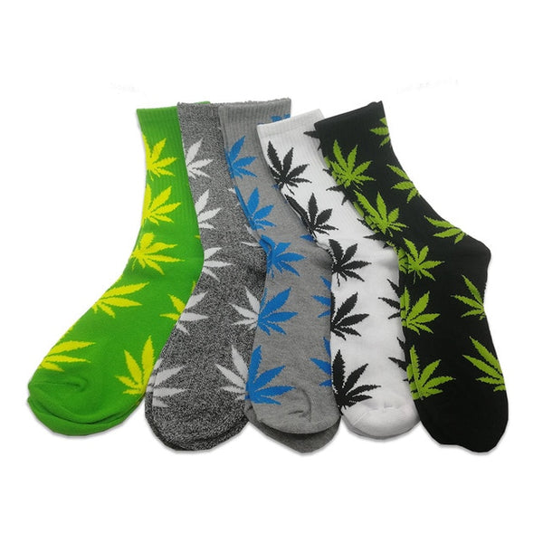 Unisex Weed Socks Set (5 Pairs)