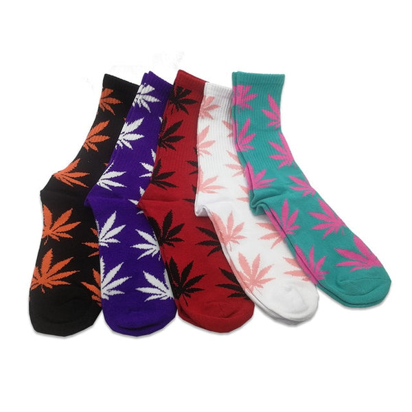 Unisex Weed Socks Set (5 Pairs)