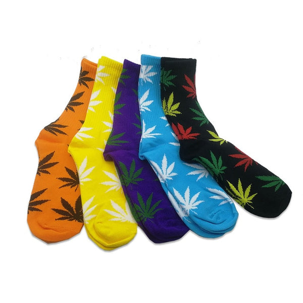 Unisex Weed Socks Set (5 Pairs)