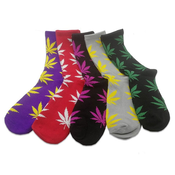 Unisex Weed Socks Set (5 Pairs)